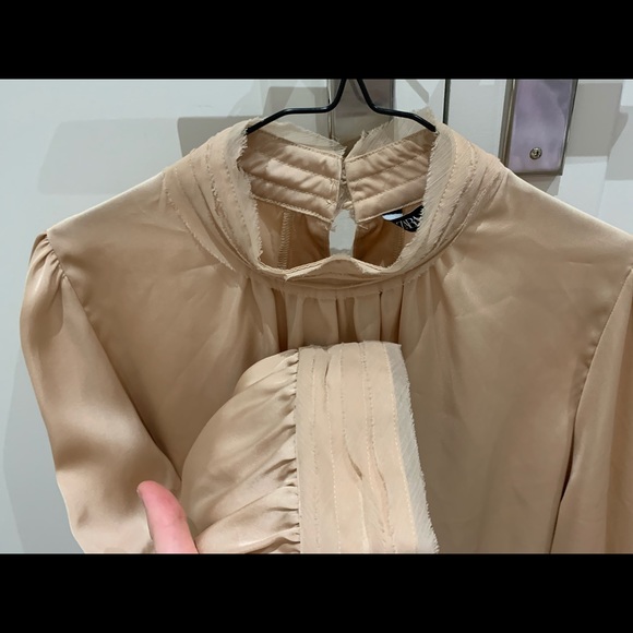 Zara Mock-Neck Blouse😍 - Picture 7 of 8